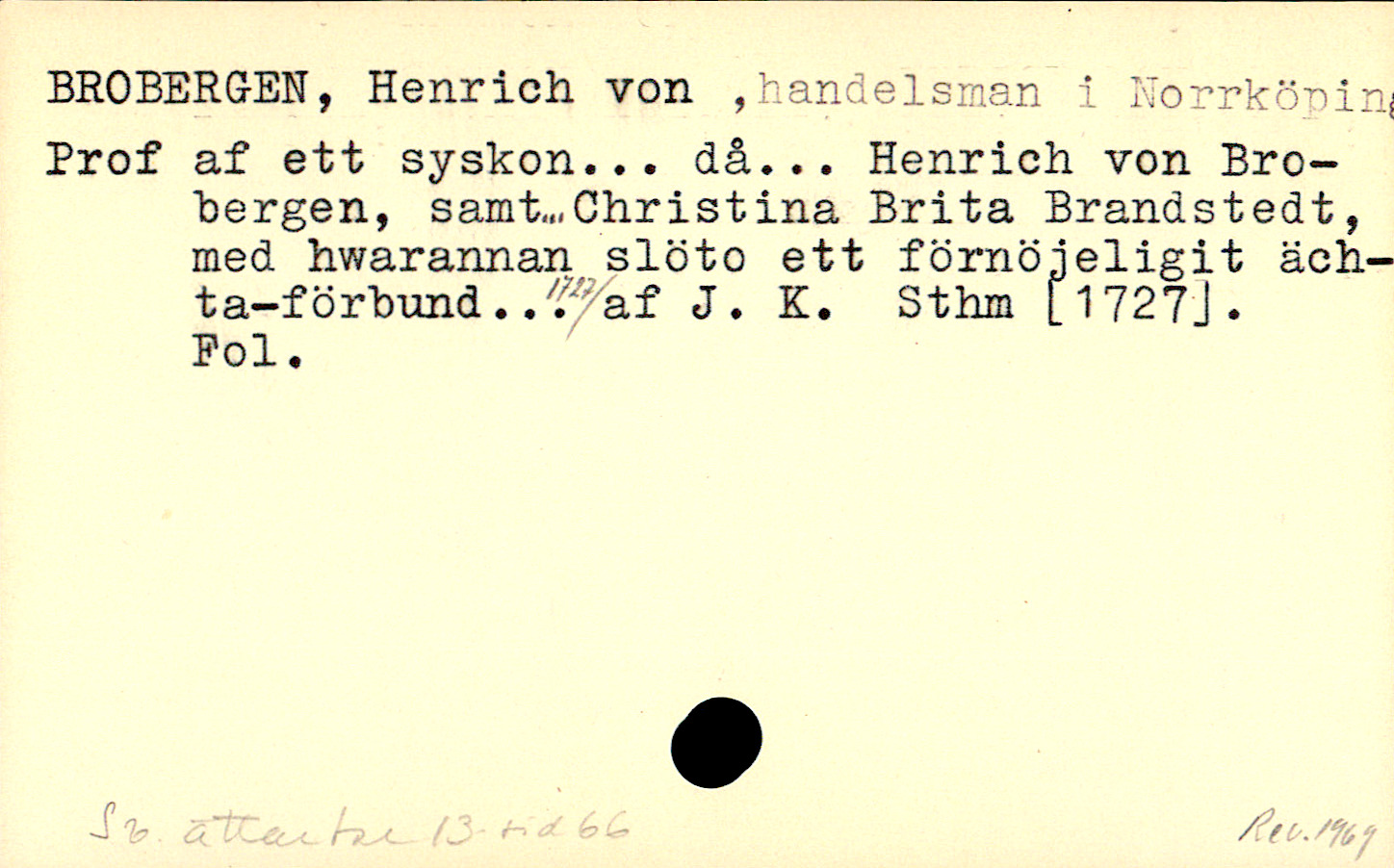 Catalogue Card_109383