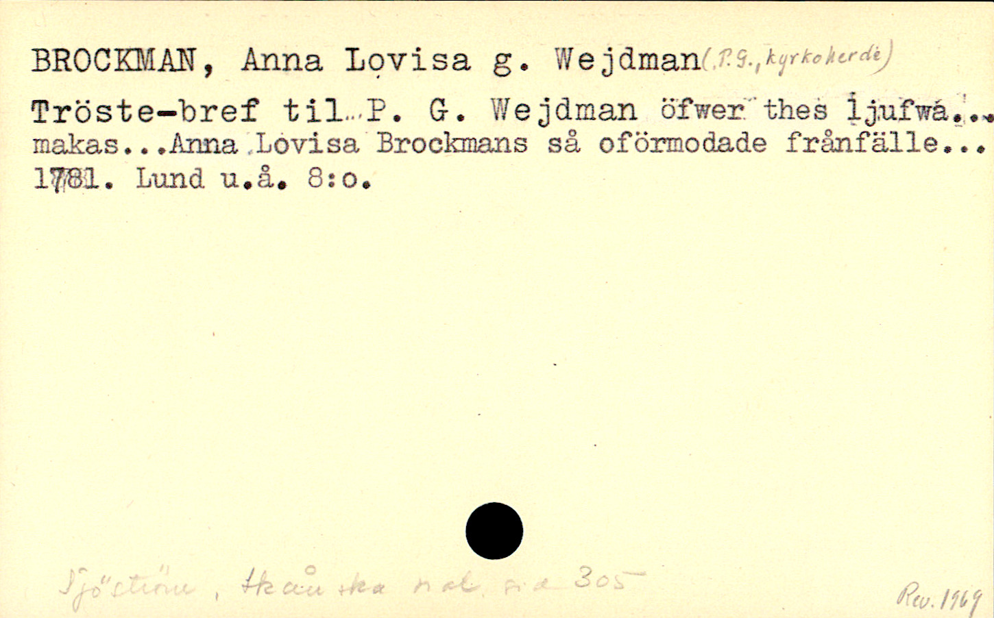 Catalogue Card_109398