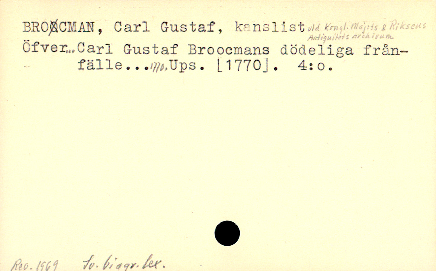 Catalogue Card_109400