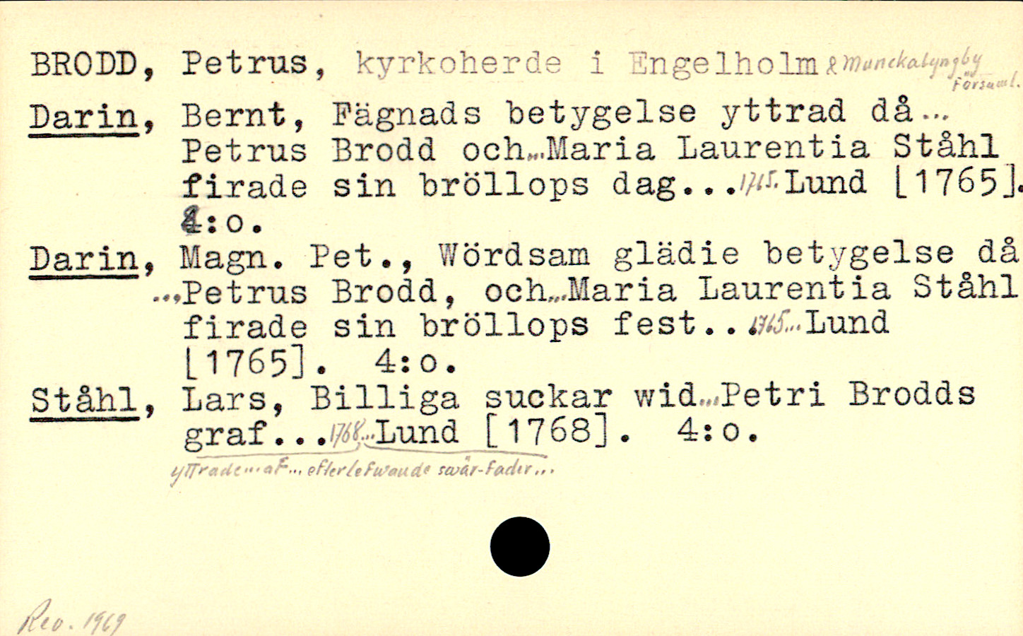 Catalogue Card_109407