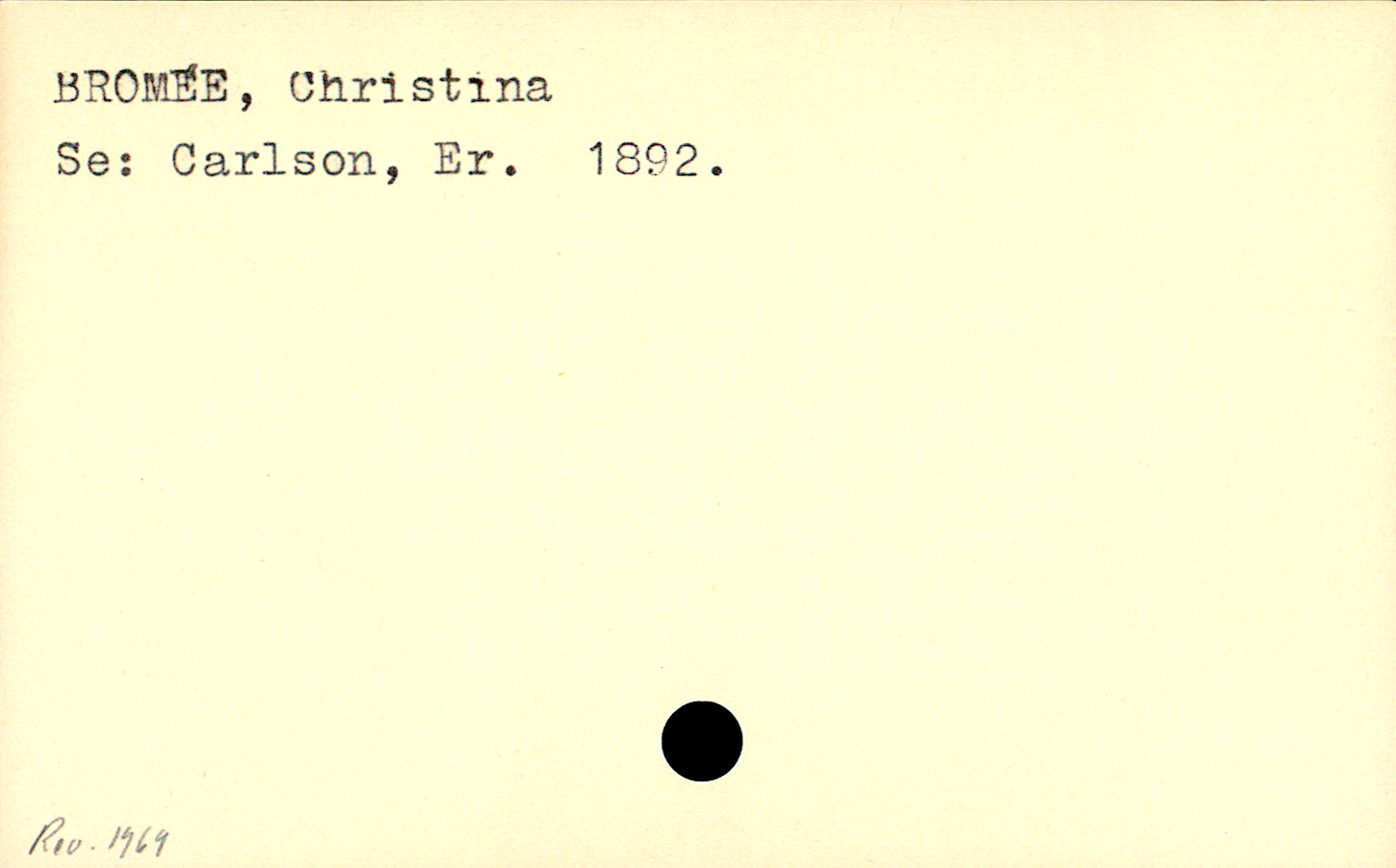 Catalogue Card_109496