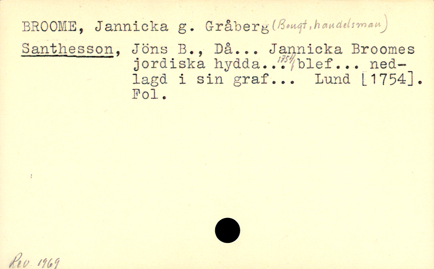 Catalogue Card_109503