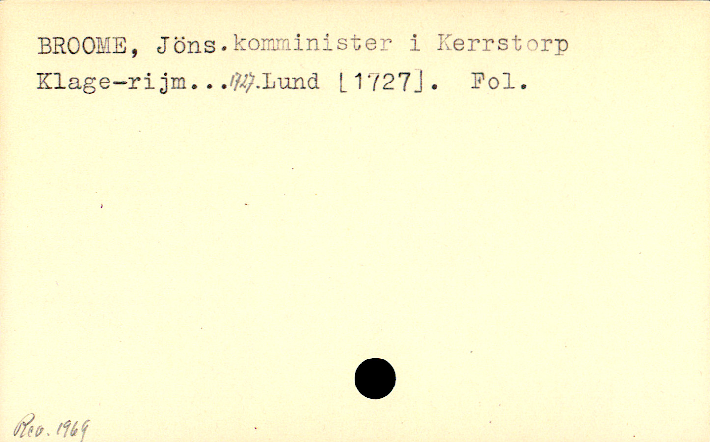 Catalogue Card_109504