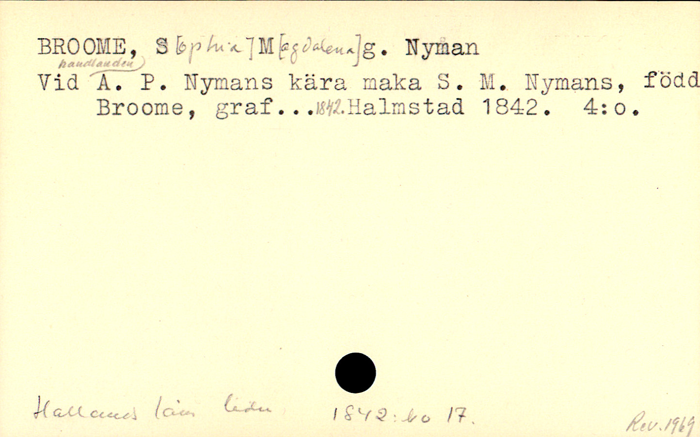 Catalogue Card_109506