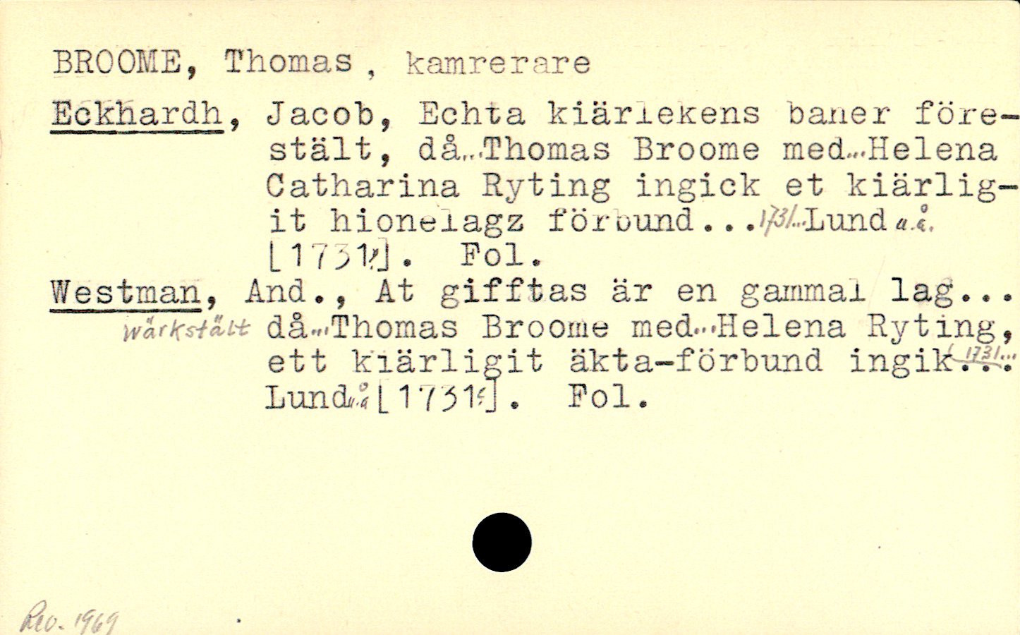 Catalogue Card_109507