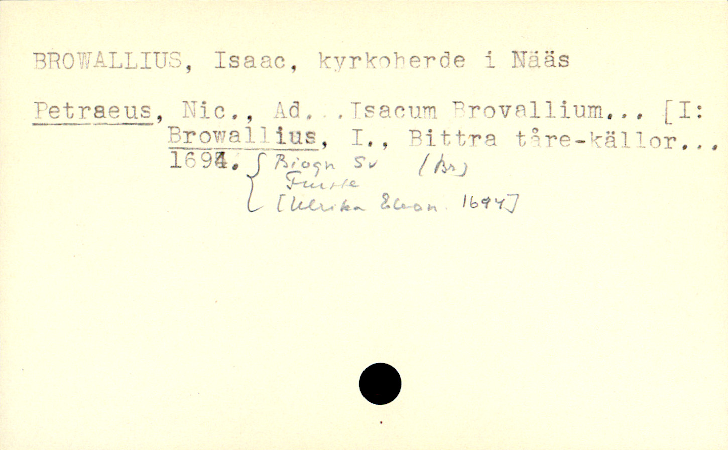 Catalogue Card_109533