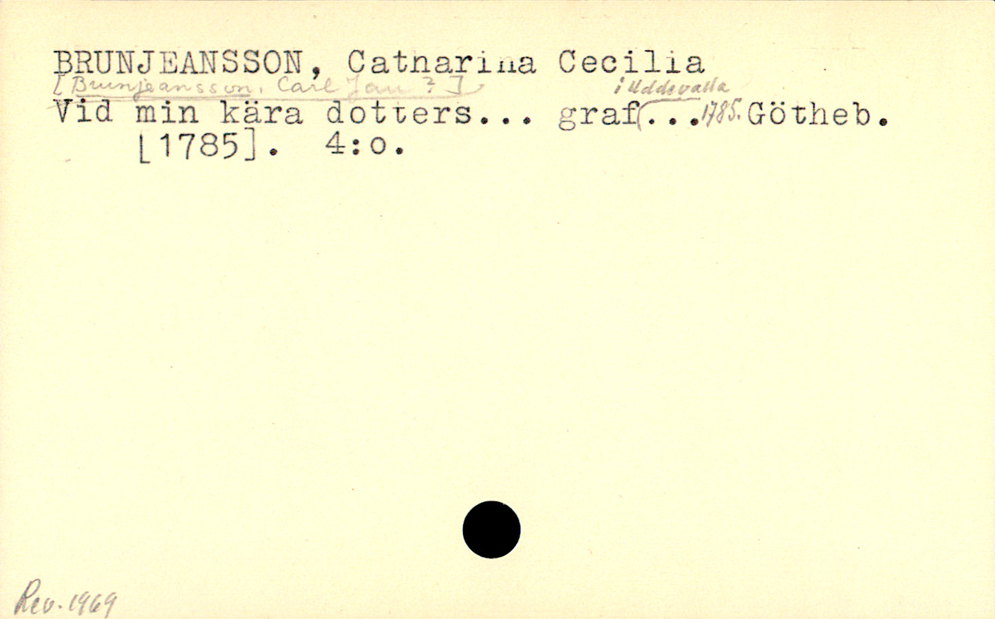 Catalogue Card_109610