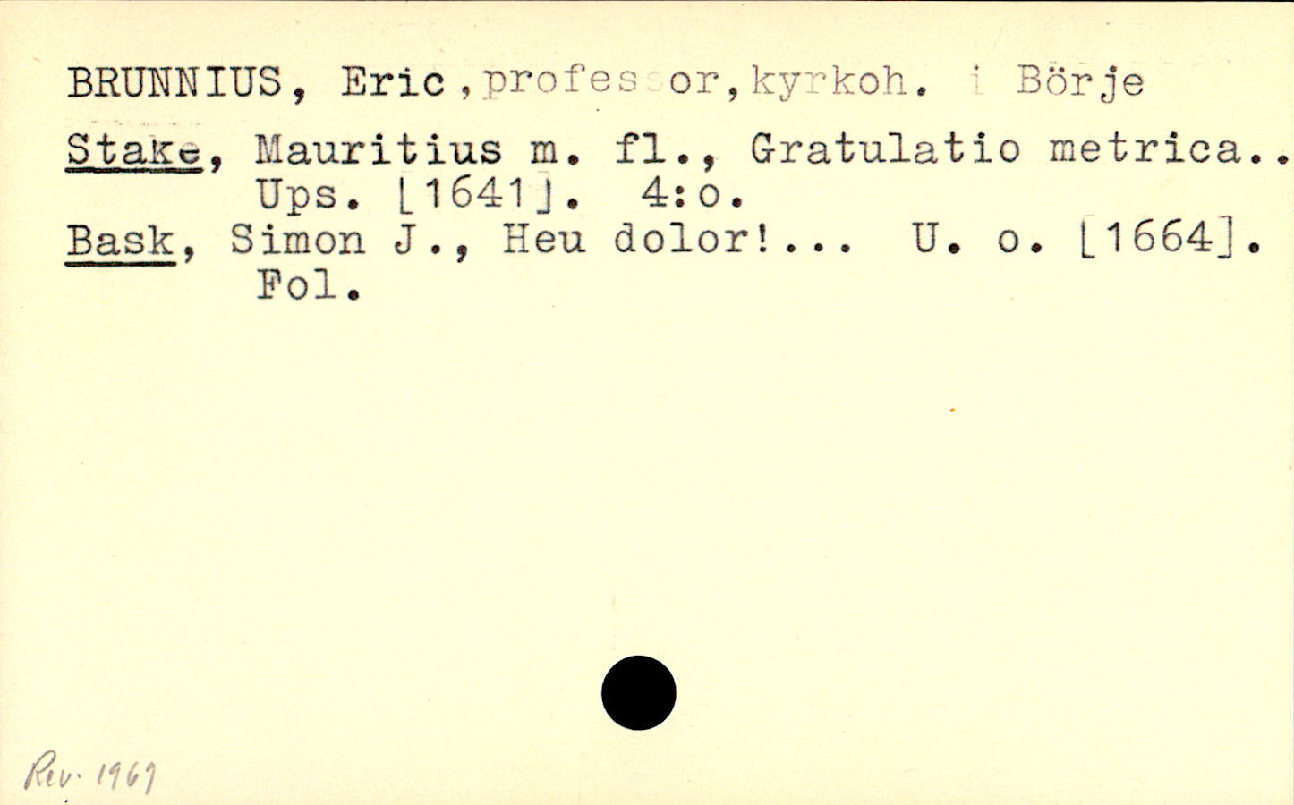 Catalogue Card_109625