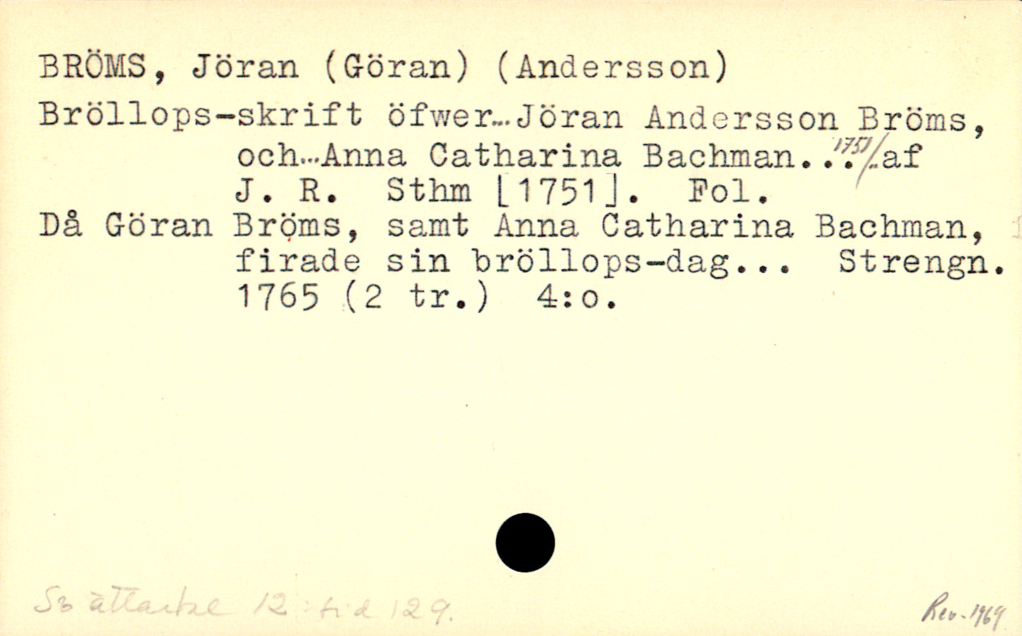 Catalogue Card_109704