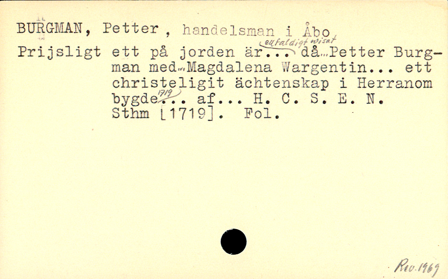 Catalogue Card_109782