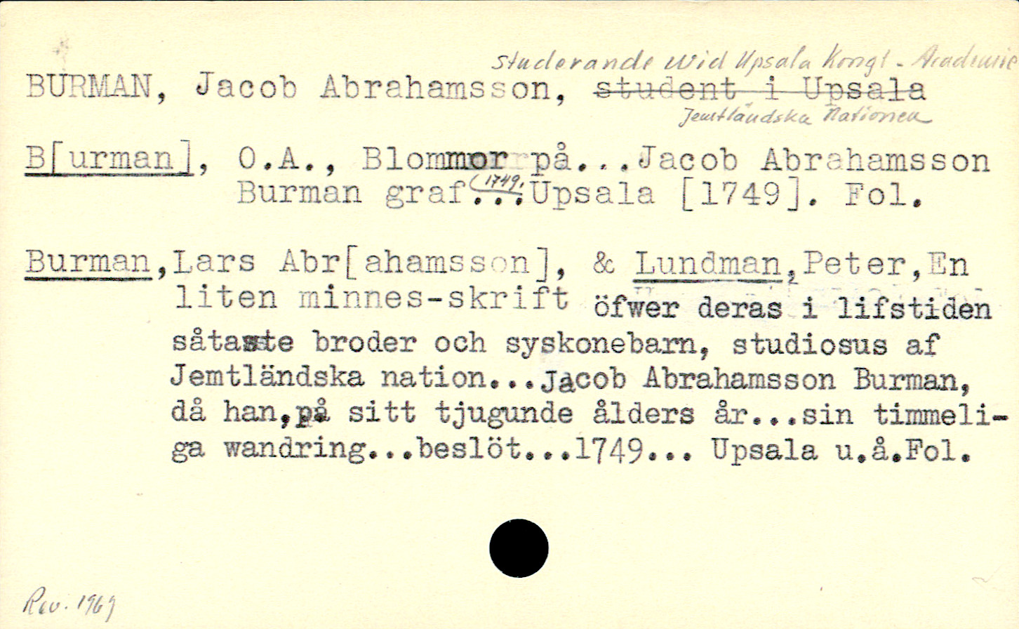 Catalogue Card_109800