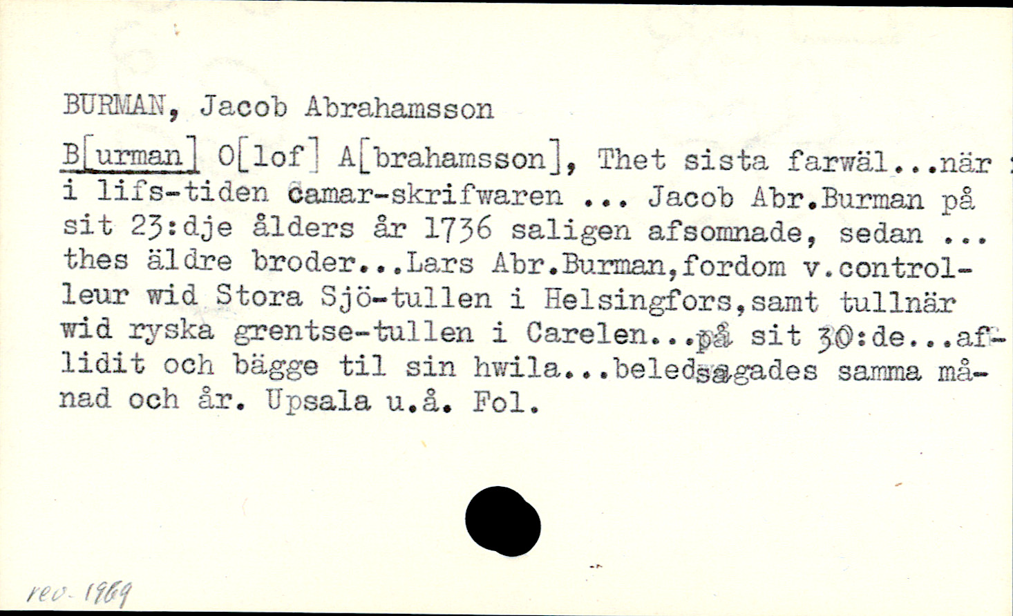 Catalogue Card_109801