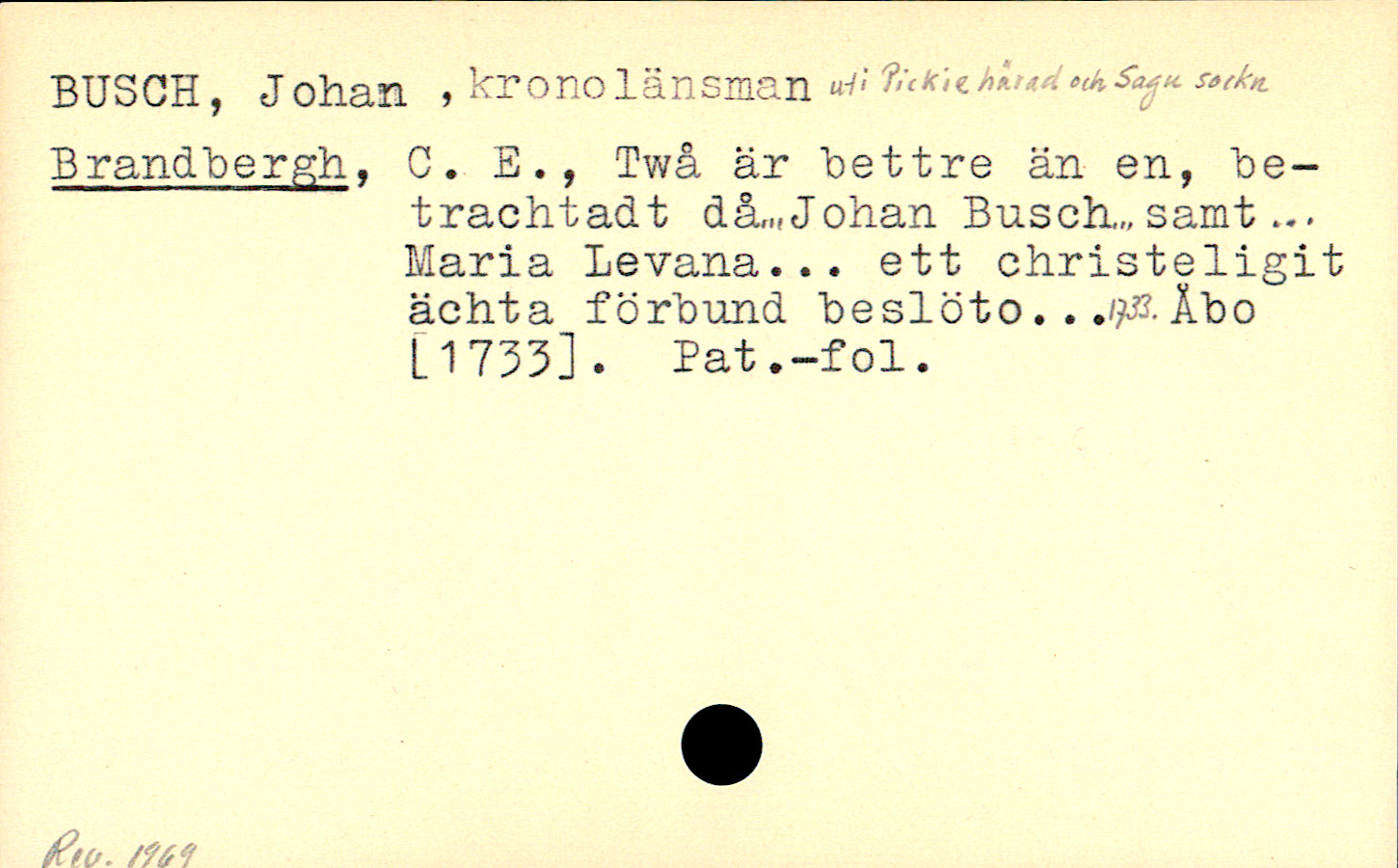 Catalogue Card_109833