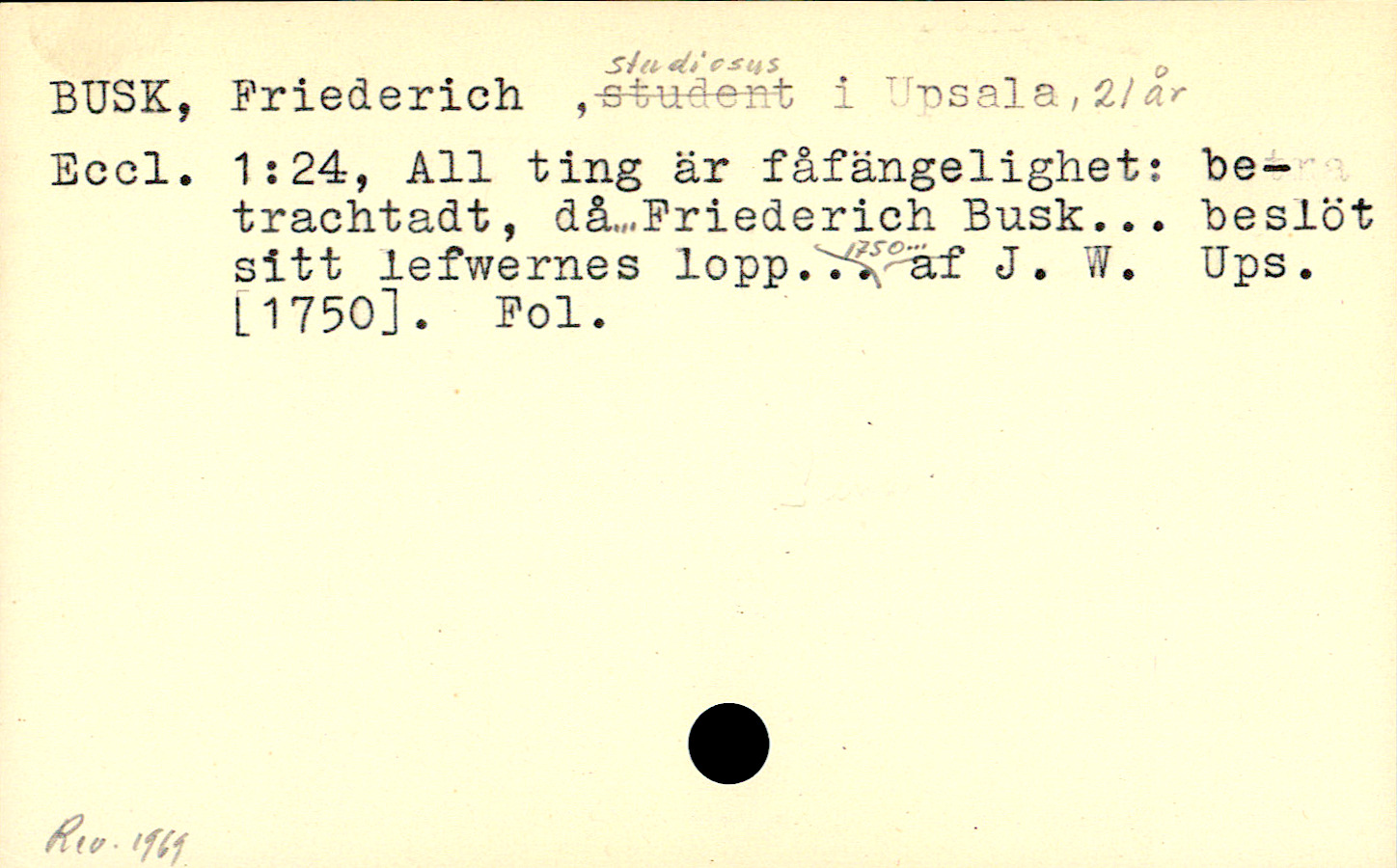 Catalogue Card_109854