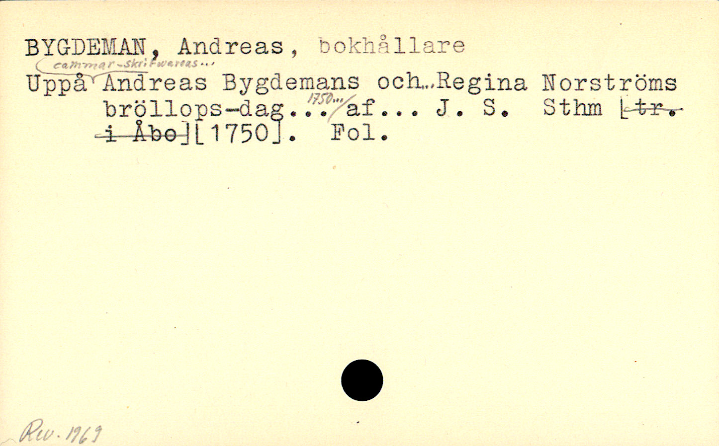 Catalogue Card_109864