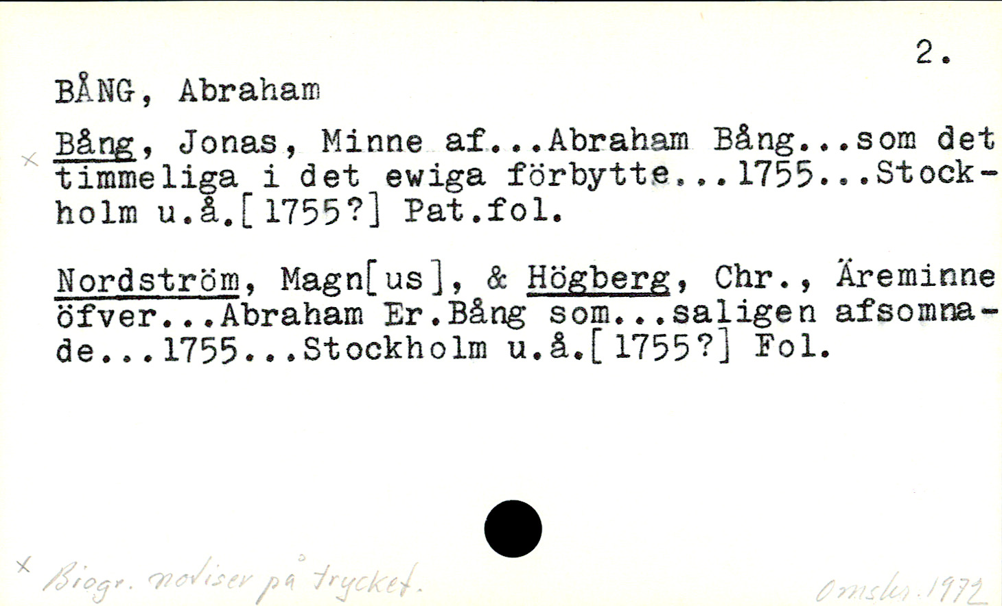 Catalogue Card_109885