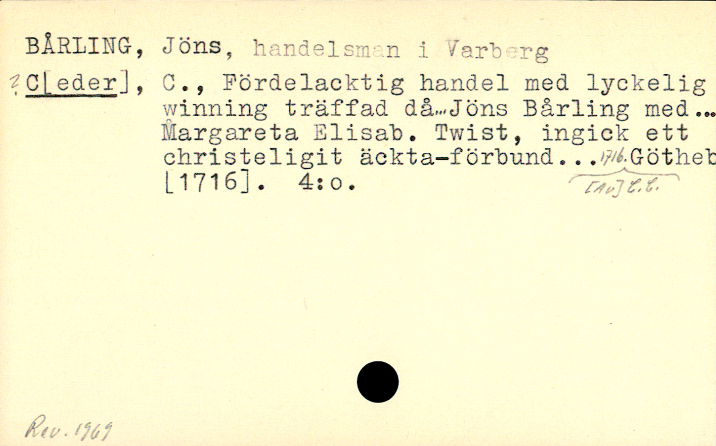 Catalogue Card_109908