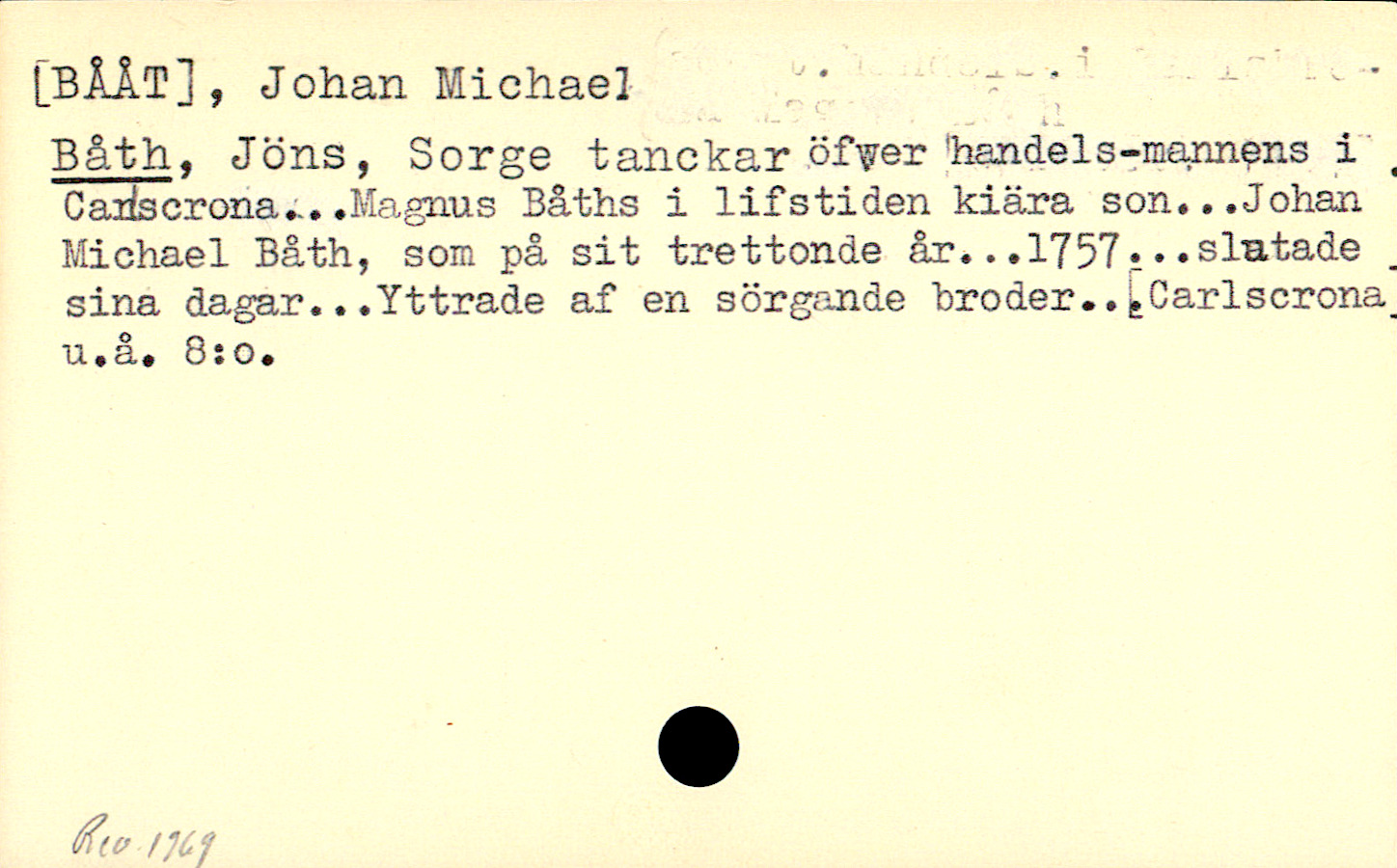 Catalogue Card_109913