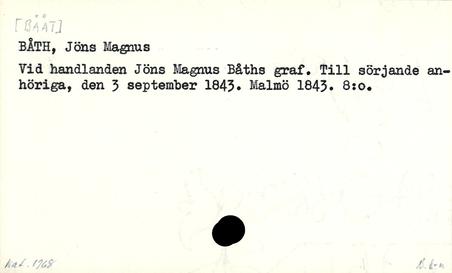 Catalogue Card_109914