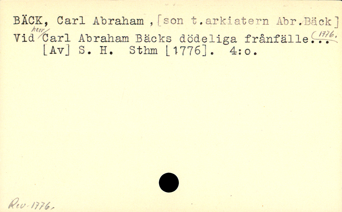 Catalogue Card_109926