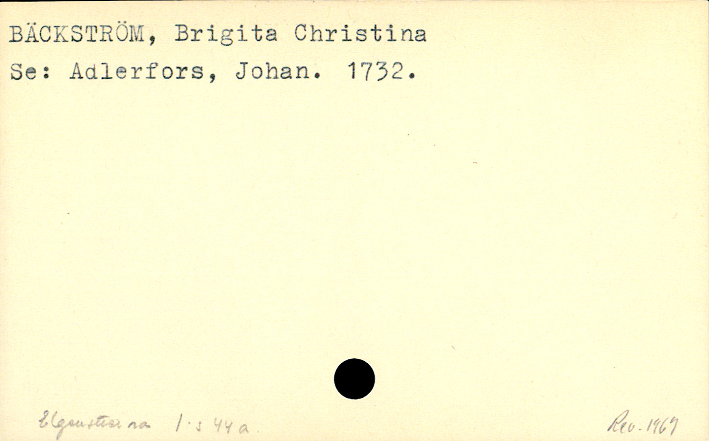 Catalogue Card_109952