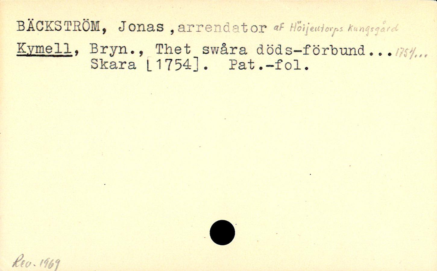 Catalogue Card_109960