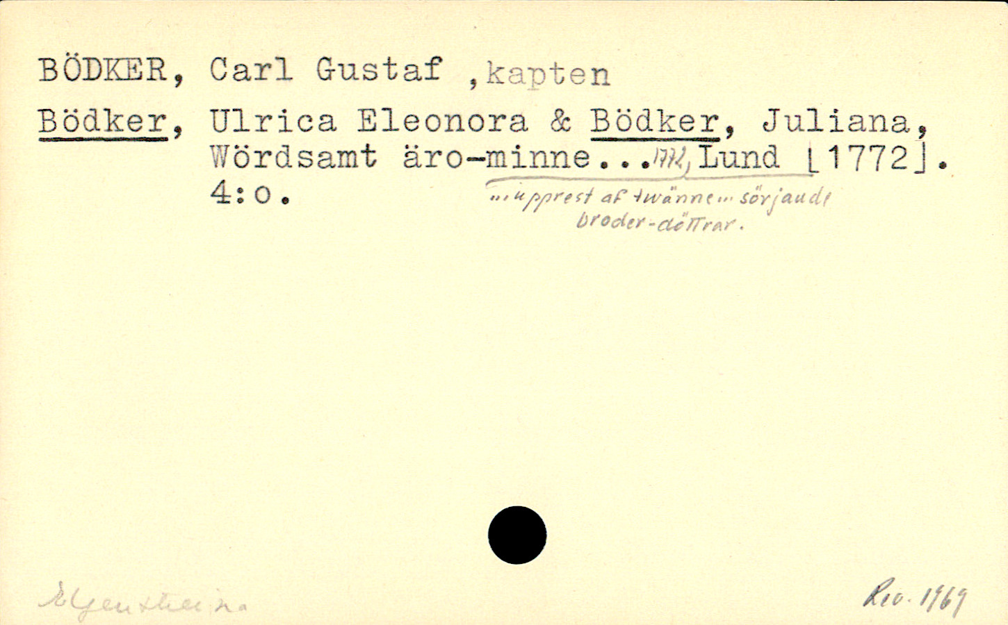 Catalogue Card_109991