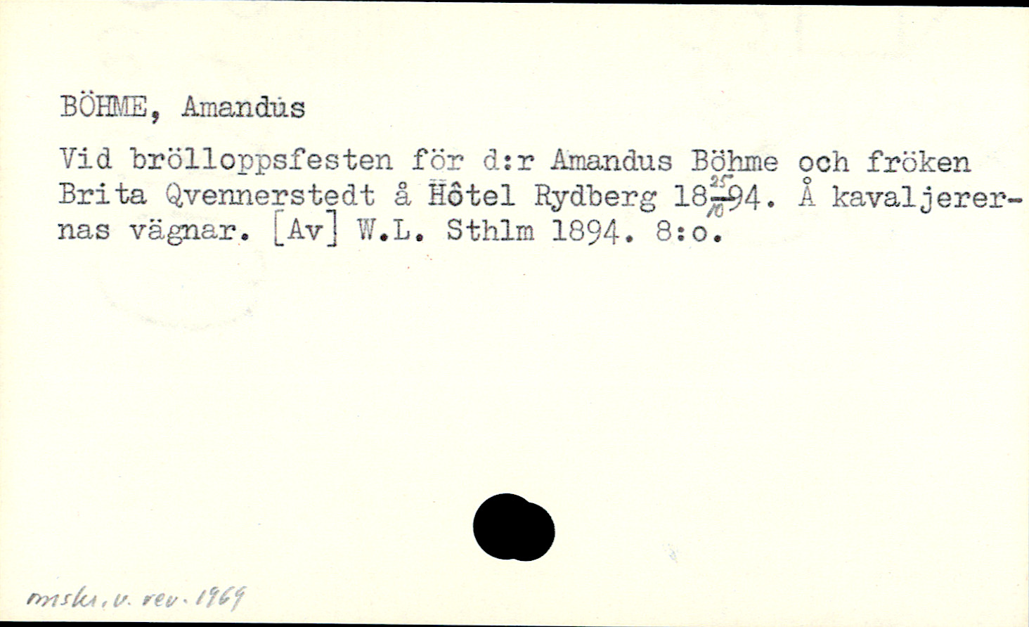Catalogue Card_109994