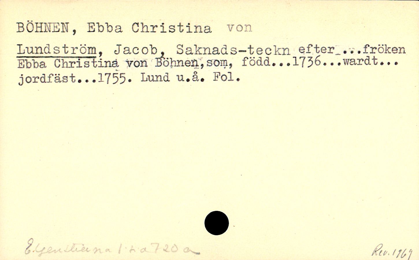 Catalogue Card_109996