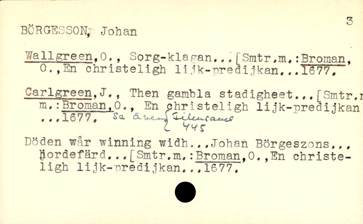 Catalogue Card_110007