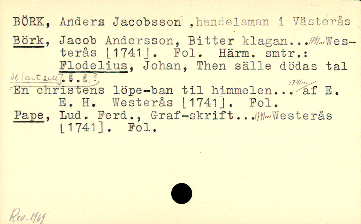 Catalogue Card_110013