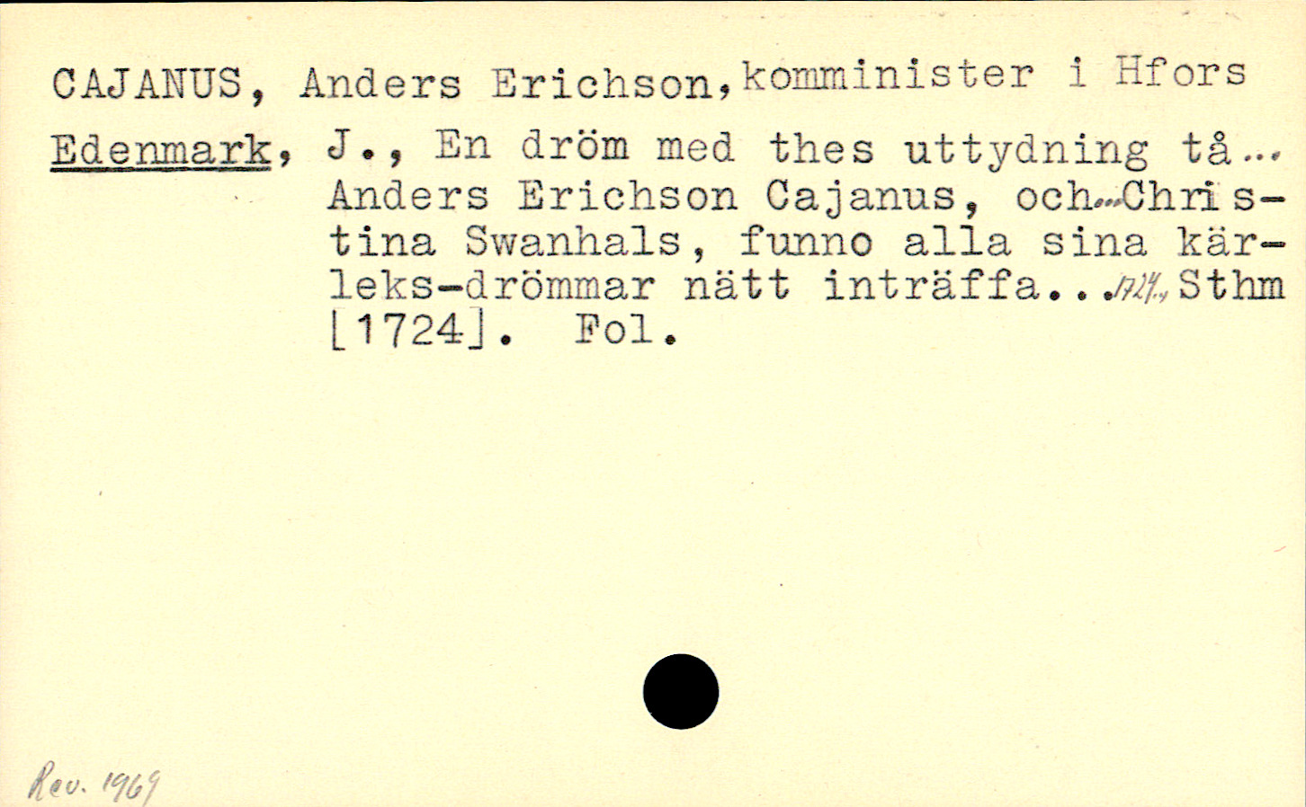 Catalogue Card_110036