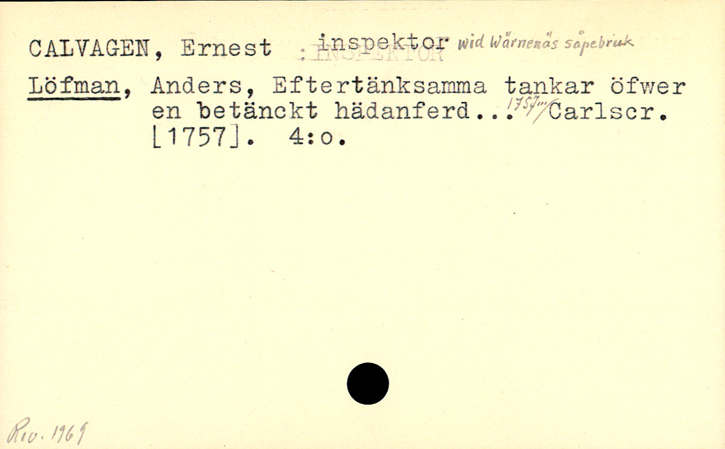 Catalogue Card_110057