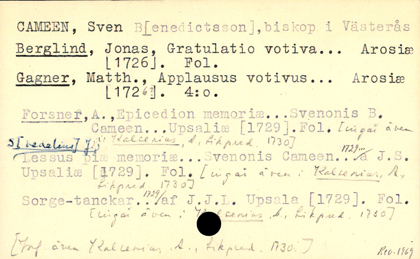 Catalogue Card_110062