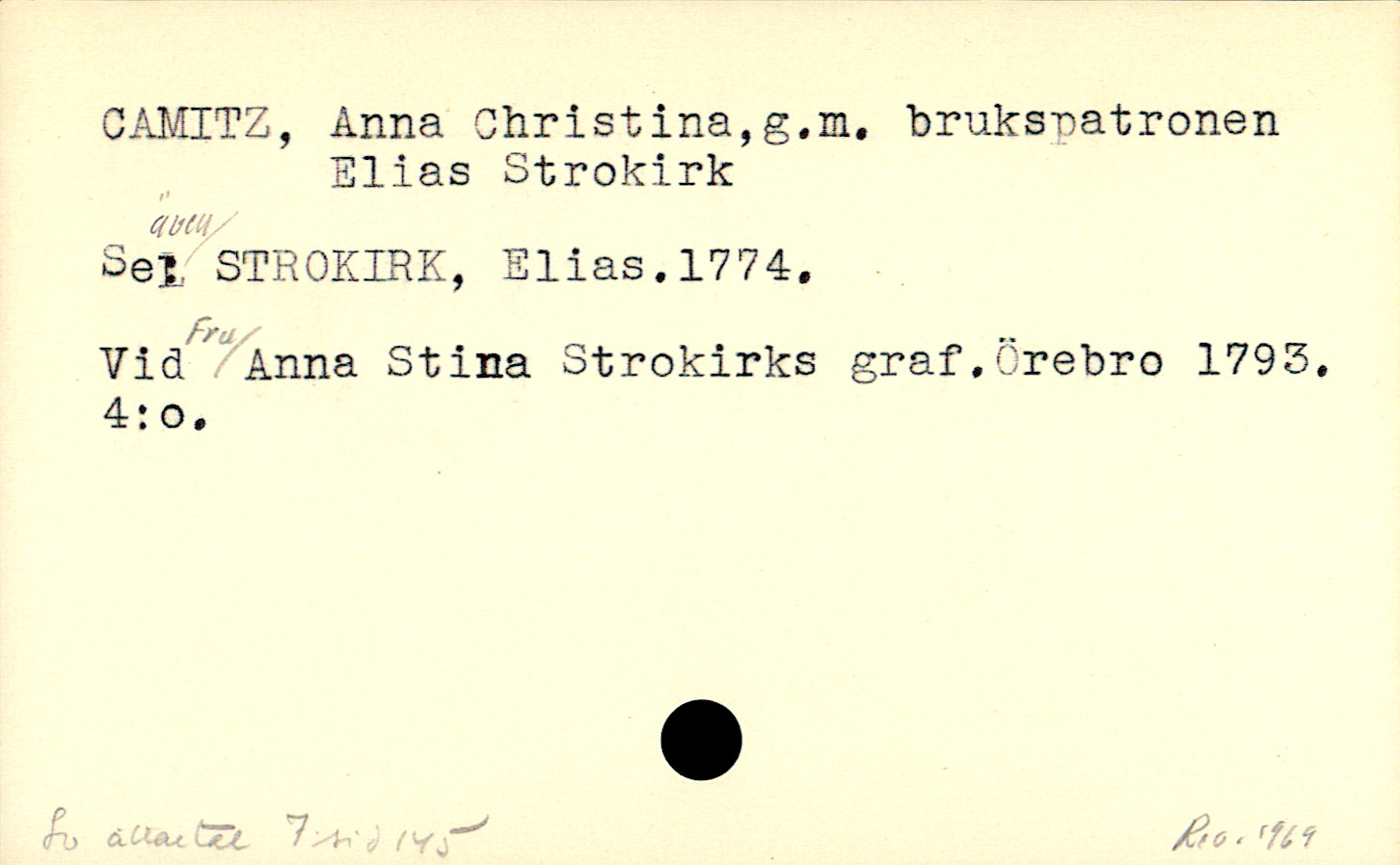 Catalogue Card_110063