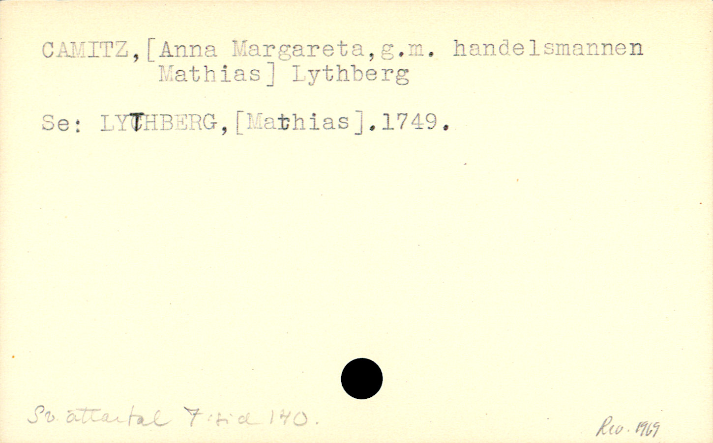 Catalogue Card_110065