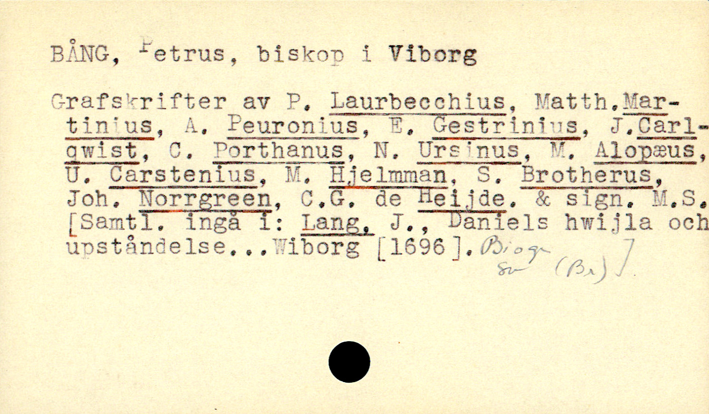 Catalogue Card_110071