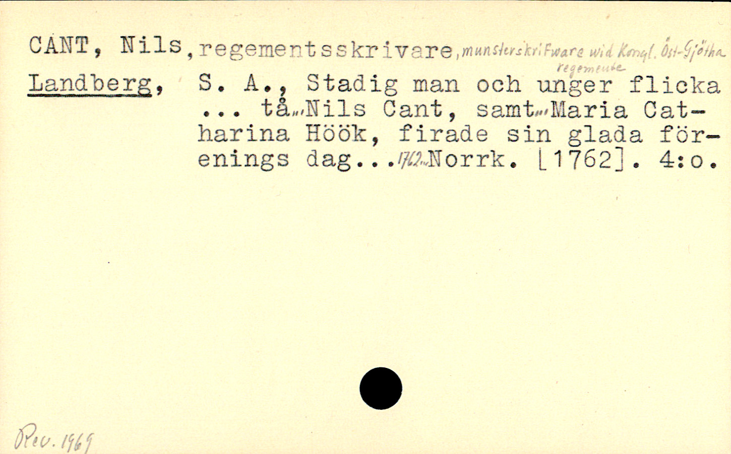 Catalogue Card_110082