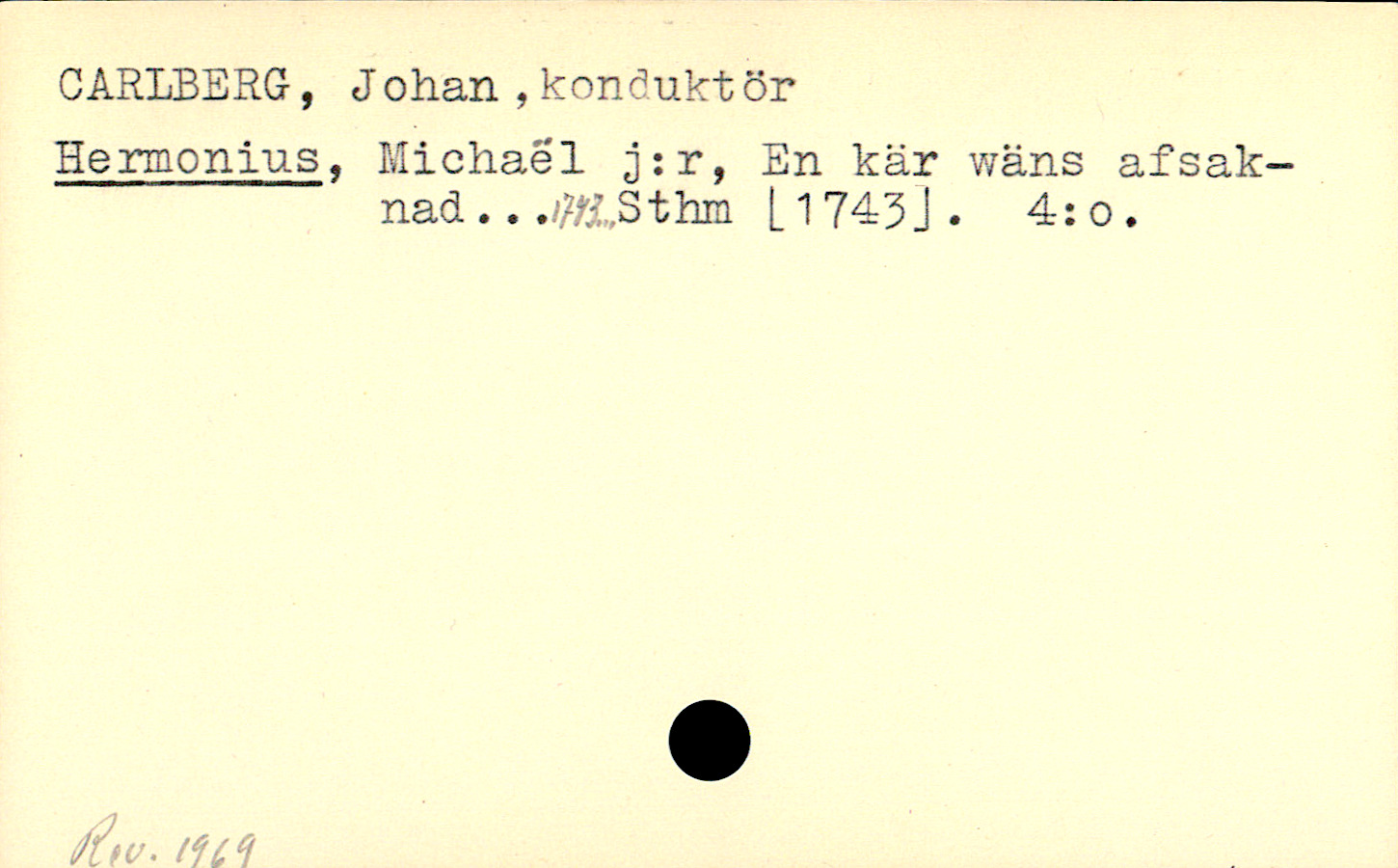 Catalogue Card_110132