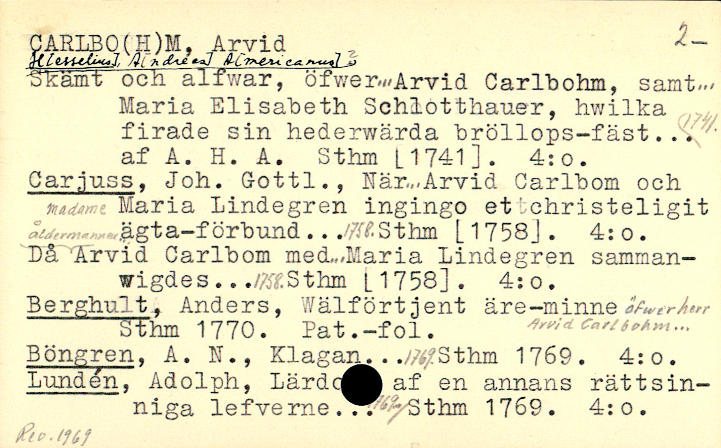 Catalogue Card_110141