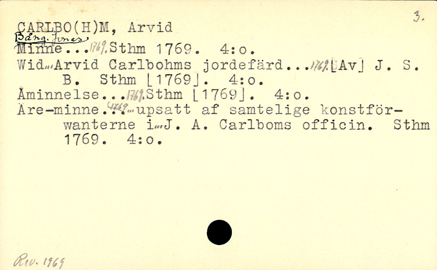 Catalogue Card_110142