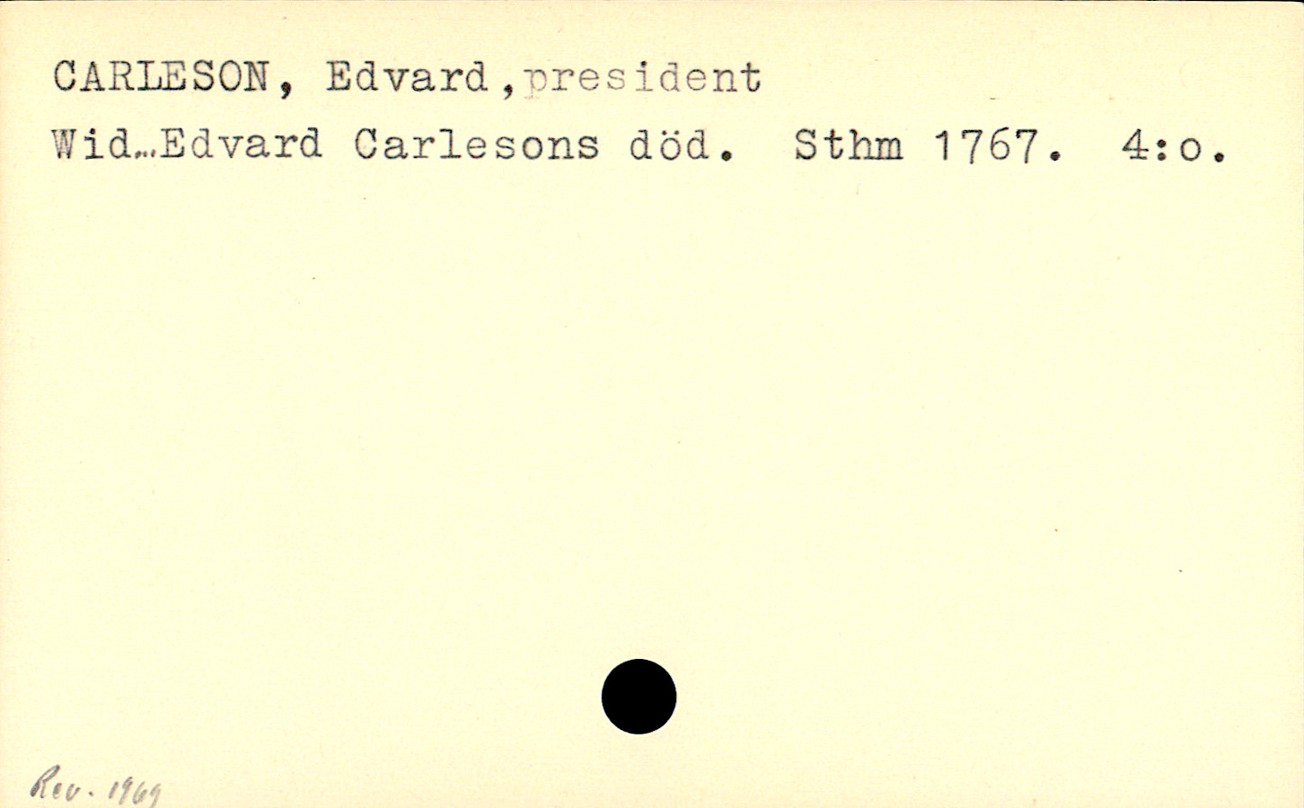 Catalogue Card_110169