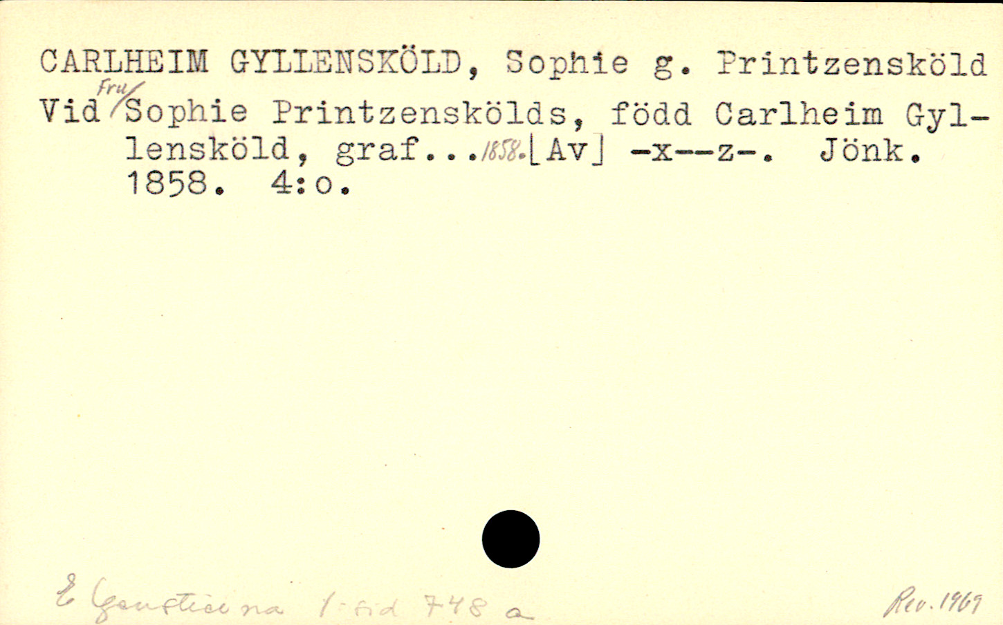 Catalogue Card_110174