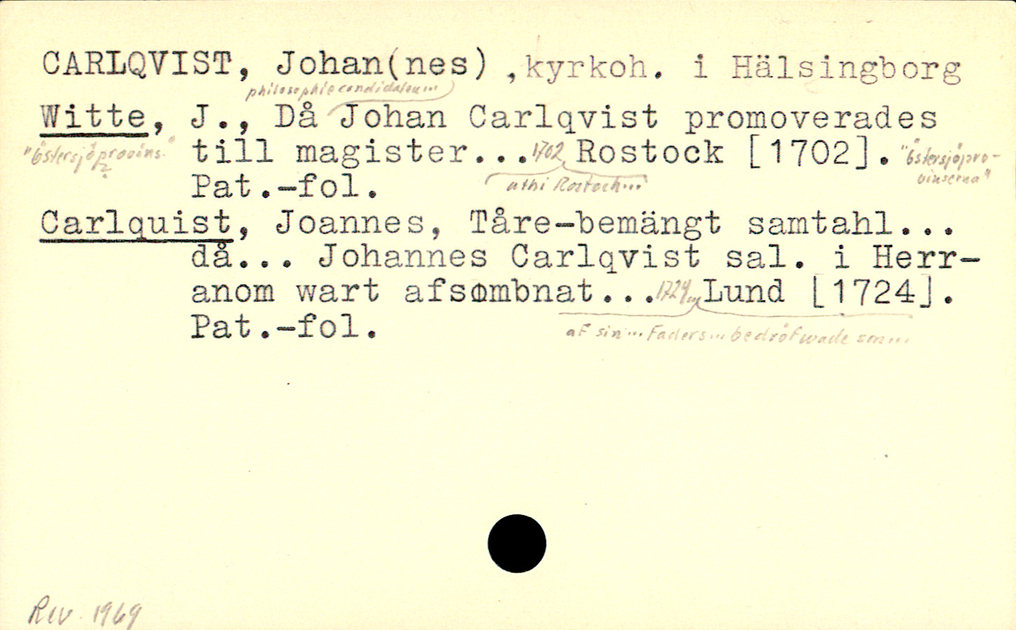 Catalogue Card_110180