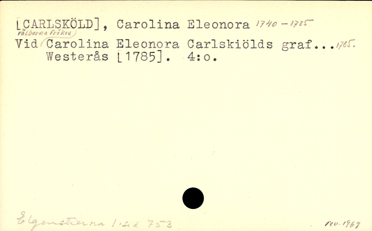 Catalogue Card_110185