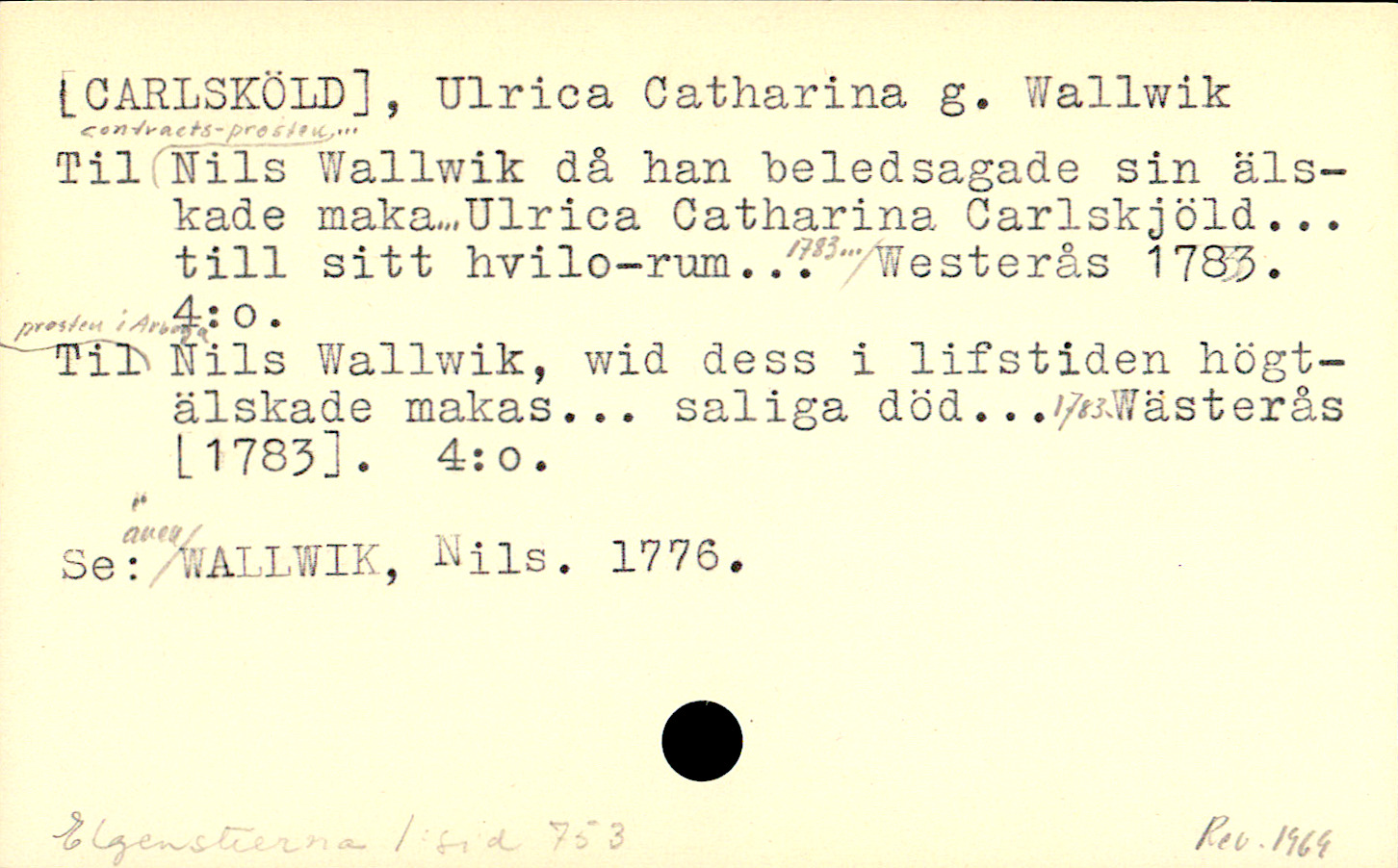 Catalogue Card_110186