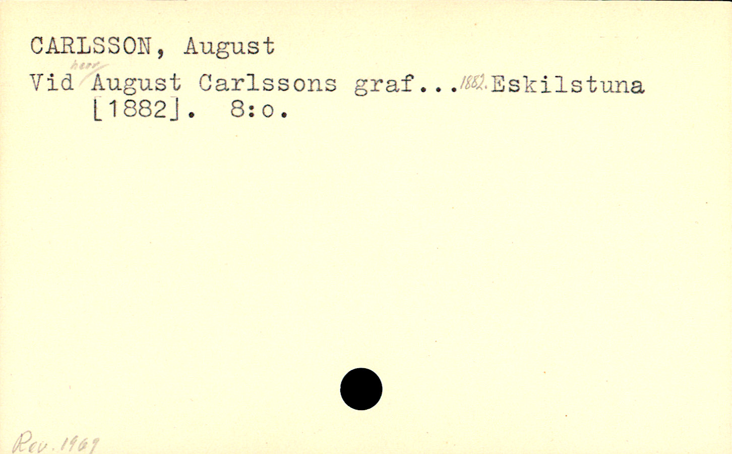 Catalogue Card_110191