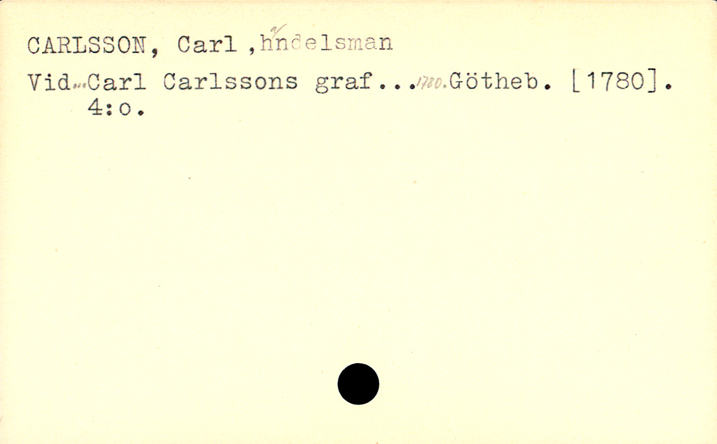 Catalogue Card_110195