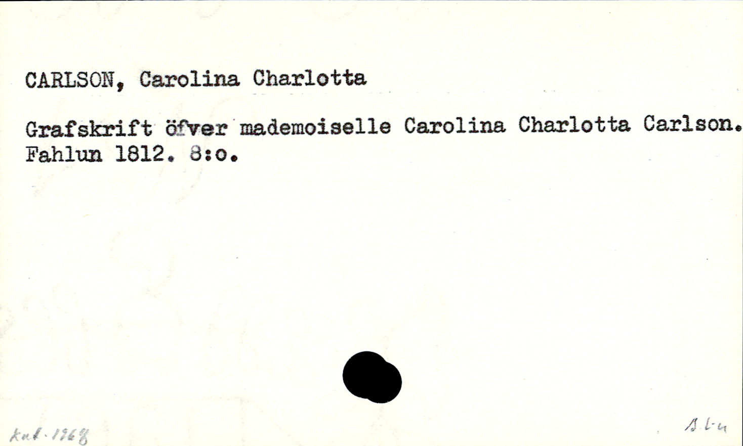 Catalogue Card_110198