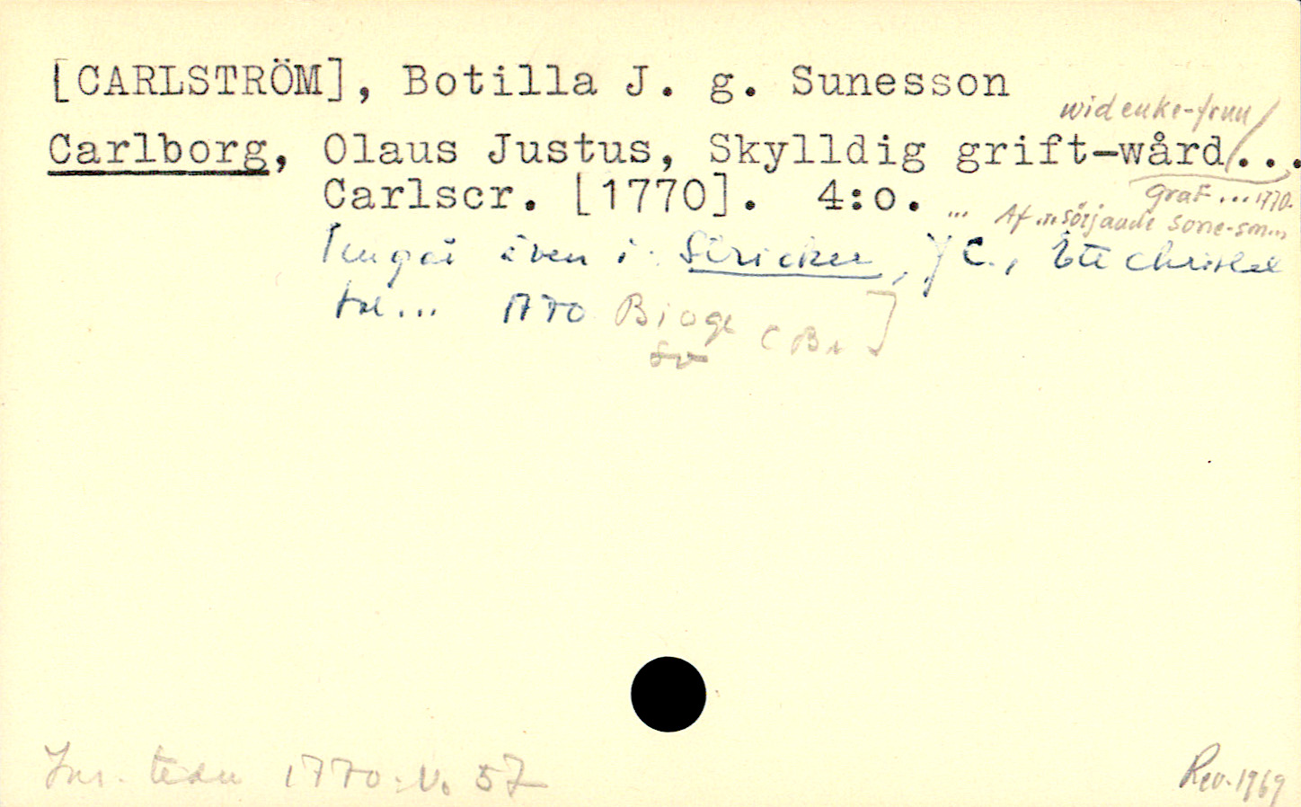 Catalogue Card_110234